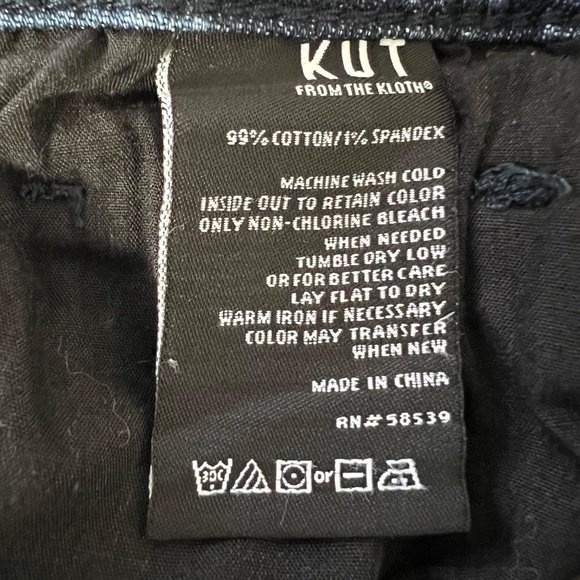 Kut from the Kloth Womens Petite Catherine Boyfriend Jeans Distressed size 0P - Picture 10 of 11